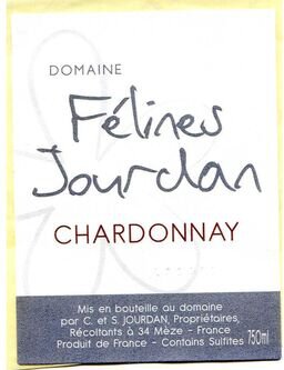 Domaine Felines Jourdan Coteaux de Bessilles Chardonnay