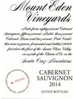 Mount Eden Estate Cabernet Sauvignon