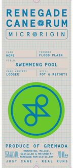 Renegade Rum Cane Micro Origin Swimming Pool Rum