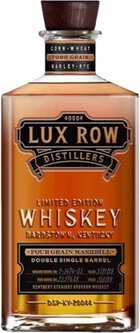 Lux Row Distillers Four Grain Mashbill Double Single Barrel Kentucky Straight Bourbon Whiskey