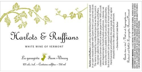 La Garagista Farm & Winery Harlots & Ruffians