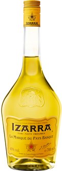 Izarra La Marque Du Pays Basque Jaune Liqueur
