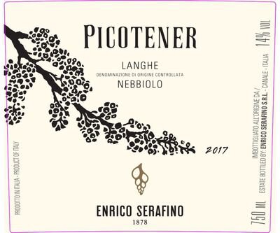 Enrico Serafino Picotener Langhe Nebbiolo