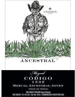 Codigo 1530 Mezcal Ancestral Joven 86.2 Proof