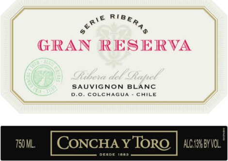 Concha y Toro Gran Reserva Serie Riberas Sauvignon Blanc