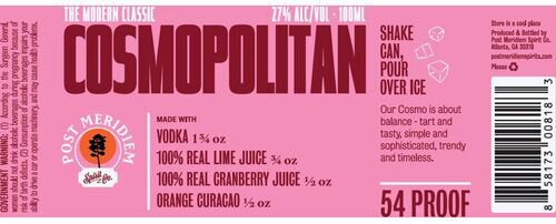 Post Meridiem Cosmopolitan