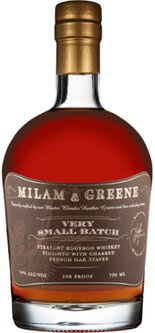 Milam & Greene Very Small Batch #1 Straight Bourbon Whiskey Finished With Charred French Oak Staves