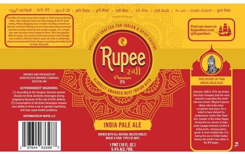 Rupee Beer India Pale Ale
