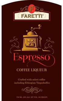 Faretti Espresso Coffee Liqueur