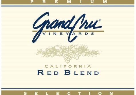 Grand Cru Vineyards Premium Selection Red Blend California
