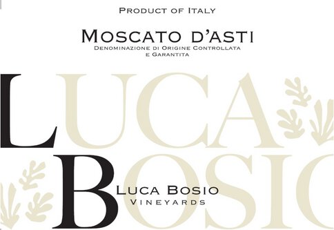 Luca Bosio Vineyards Moscato d'Asti