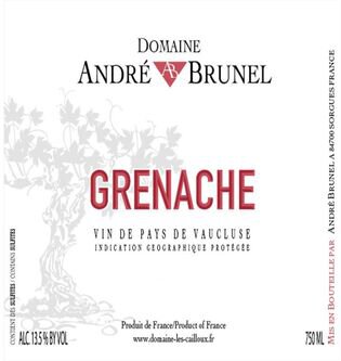 Vin De Pays Andre Brunel Grenache