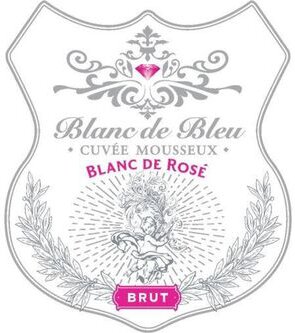 Blanc de Bleu Cuvee Mousseux Blanc de Rose Brut