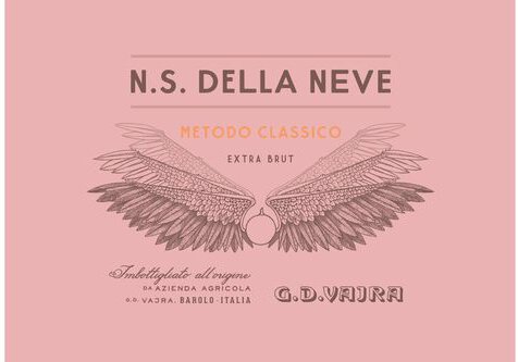 G.D. Vajra Barolo Vino Spumante Di Qualita Extra Brut N.S. Della Neve Rose