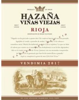 Bodegas Abanico Hazana Rioja Hazana Vinas Viejas Vendimia