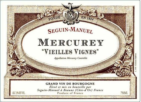 Seguin-Manuel Vieilles Vignes Mercurey Blanc