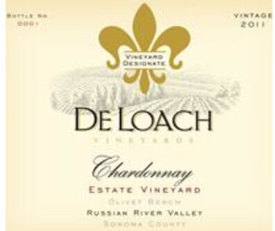 DeLoach Vineyards Chardonnay Estate Vineyard Olivet Bench Russian River Valley