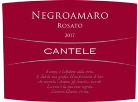Cantele Salento Negroamaro Rosato