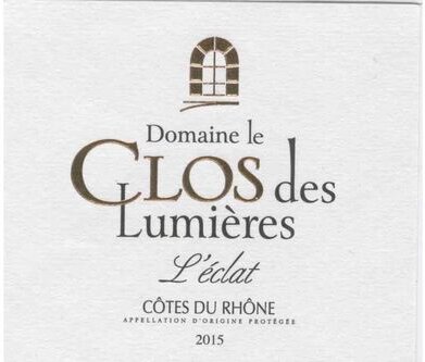 Domaine le Clos des Lumieres Cotes du Rhone L'ecat Blanc