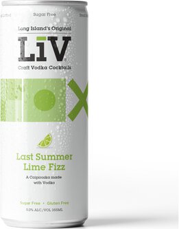 Liv Last Summer Lime Fizz Vodka Cocktail