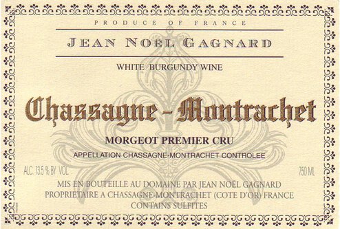 Jean-Noel Gagnard Chassagne-Montrachet 1er Cru Morgeot Rouge