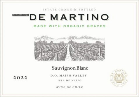 De Martino Sauvignon Blanc Estate Valle del Maipo