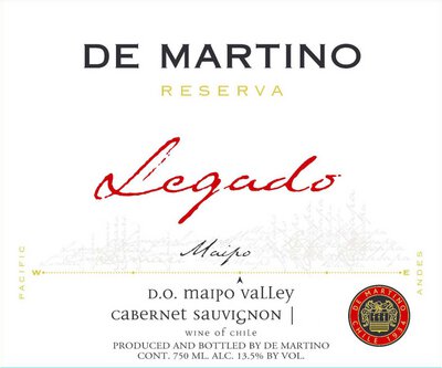 De Martino Legado Reserva Cabernet Sauvignon
