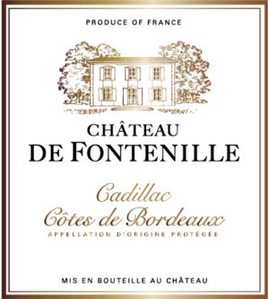 Chateau de Fontenille Cadillac Cotes de Bordeaux