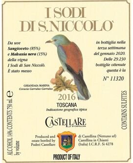 Castellare Toscana I Sodi Di S.Niccolo