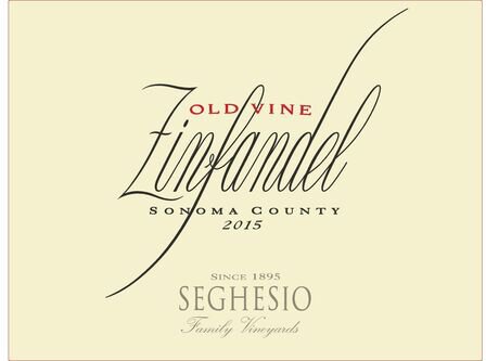 Seghesio Family Vineyards Old Vines Zinfandel
