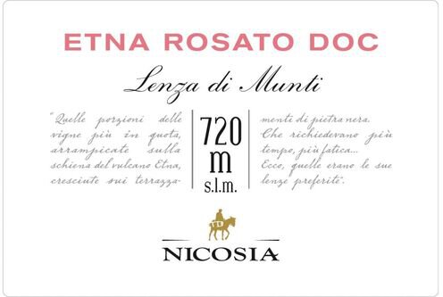 Nicosia Etna Rosato Lenza Di Munti