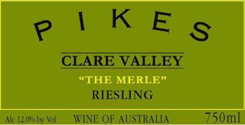 Pikes The Merle Riesling