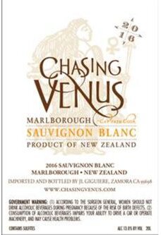 Chasing Venus Marlborough Sauvignon Blanc