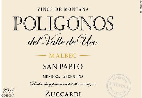 Zuccardi Malbec Poligonos Del Valle de Uco San Pablo