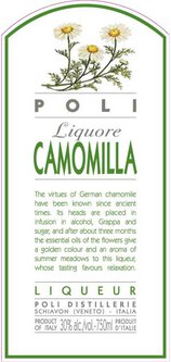 Poli Distillery Camomilla Liquore (with With Out Tube)