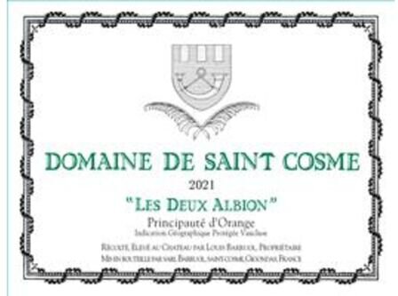 Chateau de Saint Cosme Principaute d'Orange Les Deux Albion