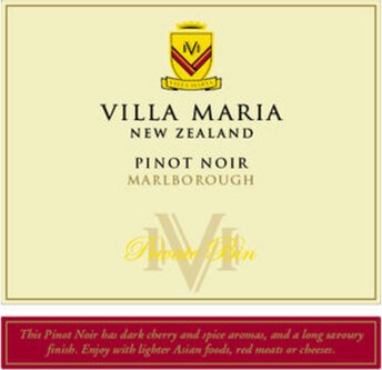 Villa Maria Pinot Noir Private Bin Marlborough