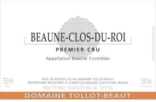 Domaine Tollot-Beaut Beaune 1er Cru Clos du Roi
