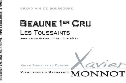 Xavier Monnot Beaune 1er Cru Les Toussaints