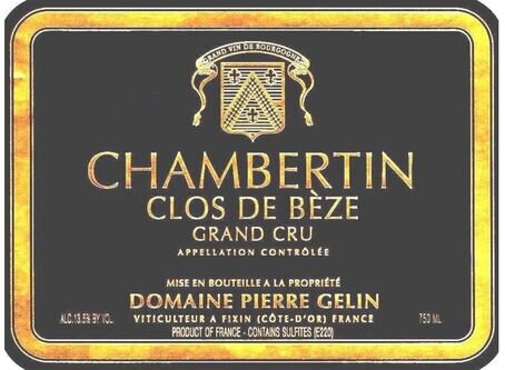 Domaine Pierre Gelin Chambertin Clos de Beze Grand Cru