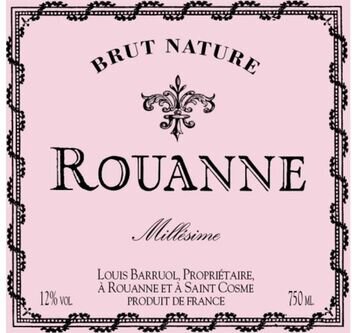 Chateau de Rouanne Brut Nature Rose Wine