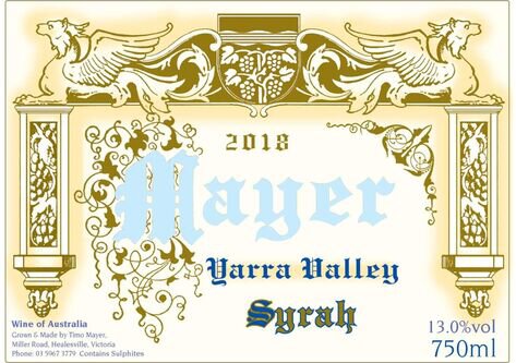 Timo Mayer Yarra Valley Syrah