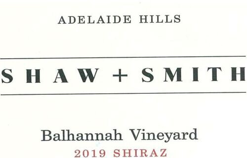 Shaw + Smith Balhannah Vineyard Shiraz