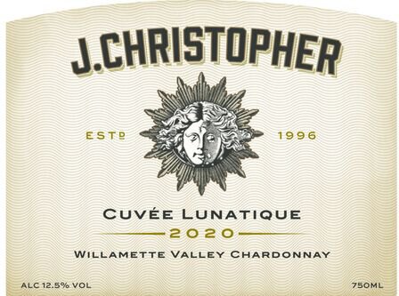 J. Christopher Chardonnay Cuvee Lunatique Willamette Valley