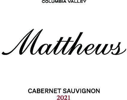 Matthews Winery Cabernet Sauvignon Columbia Valley