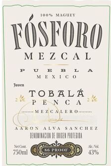 Fosforo Tobala Penca Mezcal