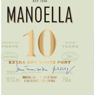Manoella 10 Years Anos Extra Dry White Port