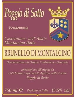 Poggio di Sotto Brunello di Montalcino