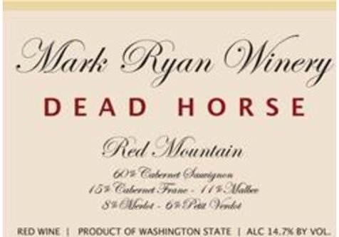 Mark Ryan Dead Horse Red Wine Red Mountain