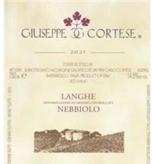 Giuseppe Cortese Langhe Nebbiolo